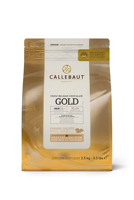 Білий шоколад з карамеллю Callebaut Gold, 30,4%, 2.5 кг 1884183587 фото