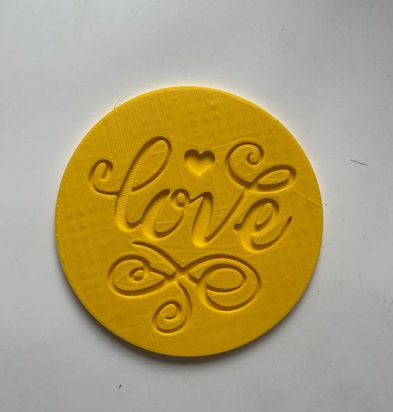 Пластиковий штамп для нанесення напису на мастику "LOVE " 1672432192 фото