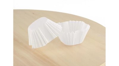 Паперові форми для цукерок №3к, 30*30 мм, білі id_1312 фото