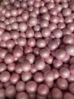 Рисові кульки в школаді 20 мм, рожеві, (16 шт, ≈ 50 г) 2040167338 фото