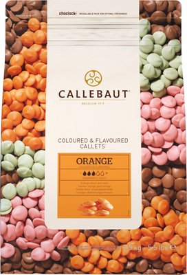 Шоколад помаранчевий зі смаком апельсина "Orange Callebaut" 29%, 2.5 кг 1658703858 фото
