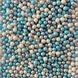 Рисові кульки глазуровані 5 мм, "Блакитні, білі, срібні", 50 г 1943279267 фото 1