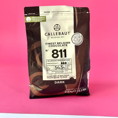 Темний шоколад Callebaut №811, 54.5%, 2.5 кг 1655398929 фото