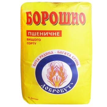 Борошно пшеничне Добробут, 1 кг id_1323 фото