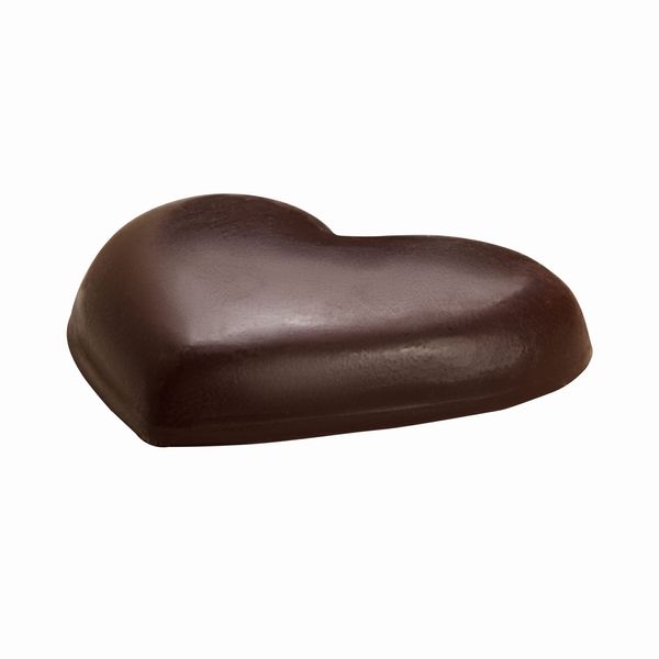 Пластикова форма для шоколаду №13 "Серце випуклі" id_1591 фото