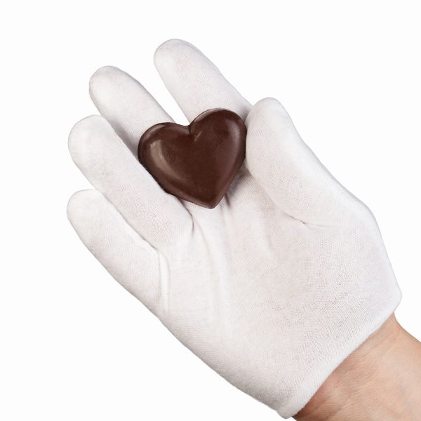 Пластикова форма для шоколаду №13 "Серце випуклі" id_1591 фото