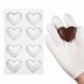 Пластикова форма для шоколаду №13 "Серце випуклі" id_1591 фото 1
