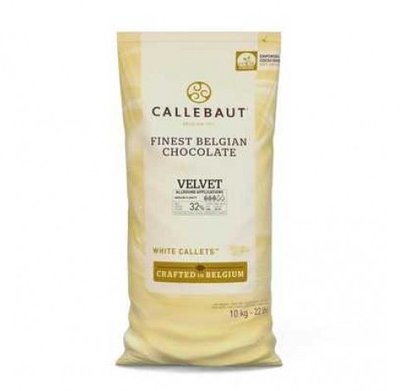 Білий шоколад Callebaut "Velvet", 32%, 10 кг, оригінальне пакування 1879980023 фото