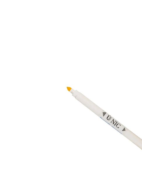 Харчовий маркер двосторонній U NIC, жовтий id_2049 фото
