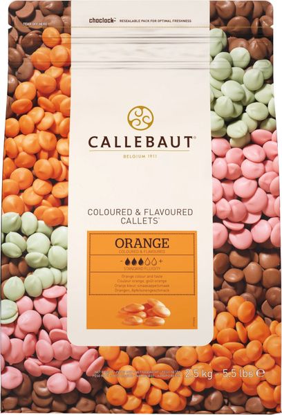 Шоколад помаранчевий зі смаком апельсина "Orange Callebaut" 29%, 500 г id_1650 фото