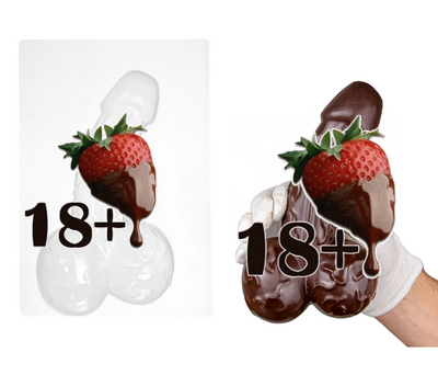 Пластикова форма для шоколаду №35 "Член 2Д" 17 см id_1613 фото