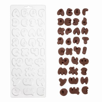 Пластикова форма для шоколаду №37, "Український алфавіт" id_1615 фото