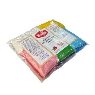 Мастика універсальна, Slado, "Асорті 10 кольорів" 1 кг (10 шт*100 г) id_4815 фото