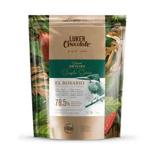 Шоколад екстра темний Luker Chocolate "EL ROSARIO", 78.5%, 2,5 кг (під замовлення)