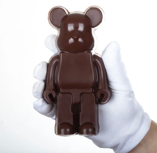 Пластикова форма для шоколаду №68 "Ведмедик Bearbrick 18 см" id_4333 фото