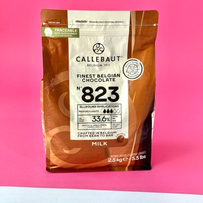 Молочний шоколад Callebaut №823, 33.6%, 2.5 кг 1655398524 фото