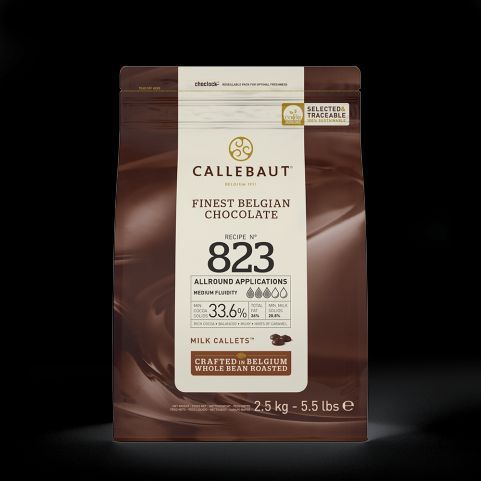 Молочний шоколад Callebaut №823, 33.6%, 2.5 кг 1655398524 фото