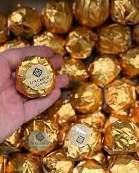 Дубайські цукерки "3109", LUX CHOCO з фісташкою, мигдалем та макадамією, 1 шт (45-50 г) id_3393 фото