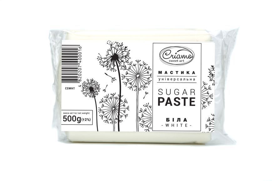 Мастика універсальна LOVKE (Criamo) "Біла" 500 г id_3033 фото