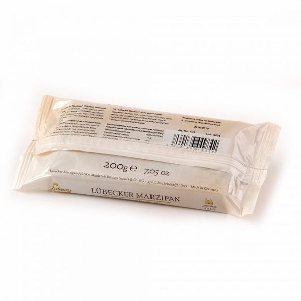 Marzipan, marzipan almond paste Lubeca 52%, 200 g