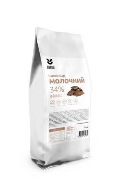 Молочний шоколад Cookit, 34%, 1 кг 2030158460 фото