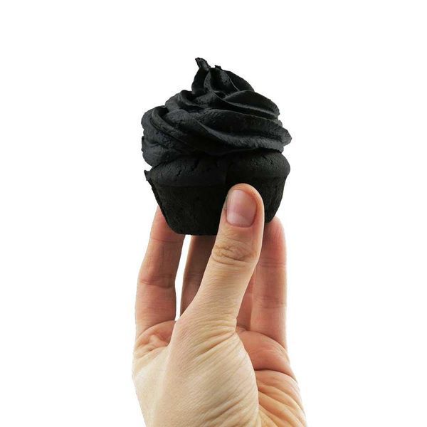 Bamboo charcoal E153, natural black dye, 10 g, jar