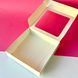 Dessert box, with window, 200*200*50, white