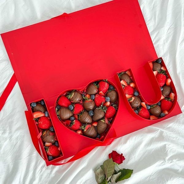 Подарункова коробка "I love you" чорна
