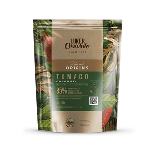 Шоколад екстра темний Luker Chocolate "TUMACO 85", 85%, 2,5 кг (під замовлення)