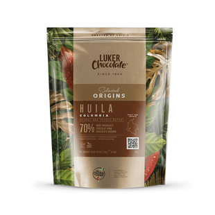 Шоколад екстра темний Luker Chocolate "HUILA", 70%, 2,5 кг (під замовлення)