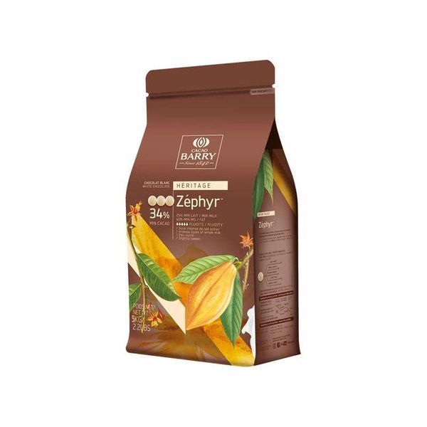 Білий шоколад "Zephyr", Cacao Barry, 34%, 5 кг 1879979380 фото