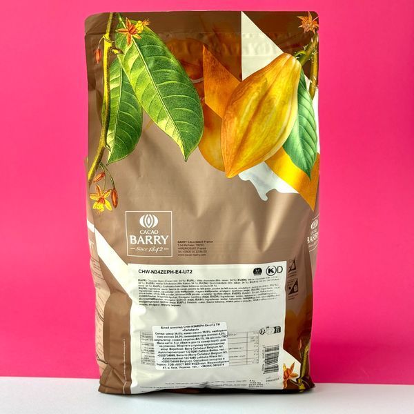 Білий шоколад "Zephyr", Cacao Barry, 34%, 5 кг 1879979380 фото